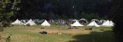 Die Zeltstadt am S&uuml;drand des Donnersbergs