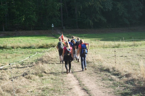 So ziehen wir über die Felder Richtung Lauterschwan