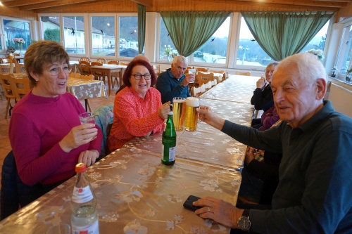 Der verdiente Lohn für eine höhenmeterreiche Wandertour im Naturfreunde-Haus Annweiler